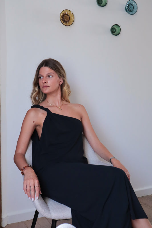 Robe longue One shoulder