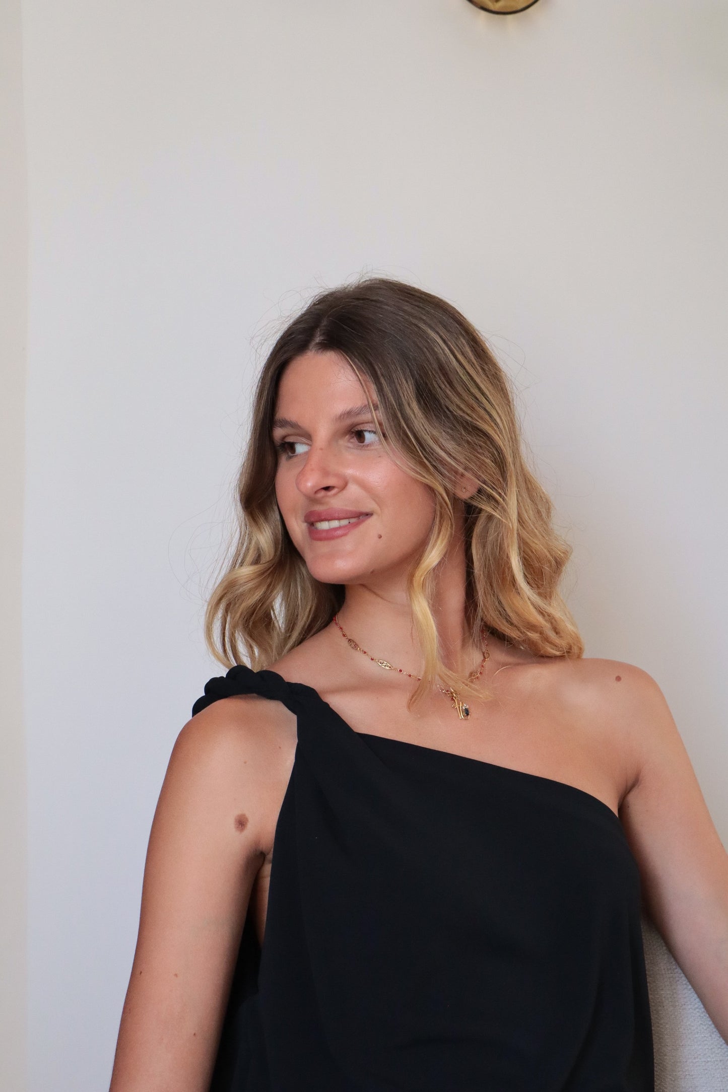 Robe longue One shoulder
