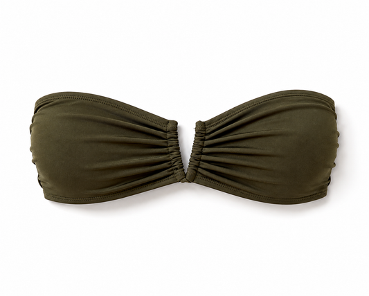 Maillot 2P. bandeau Emma kaki